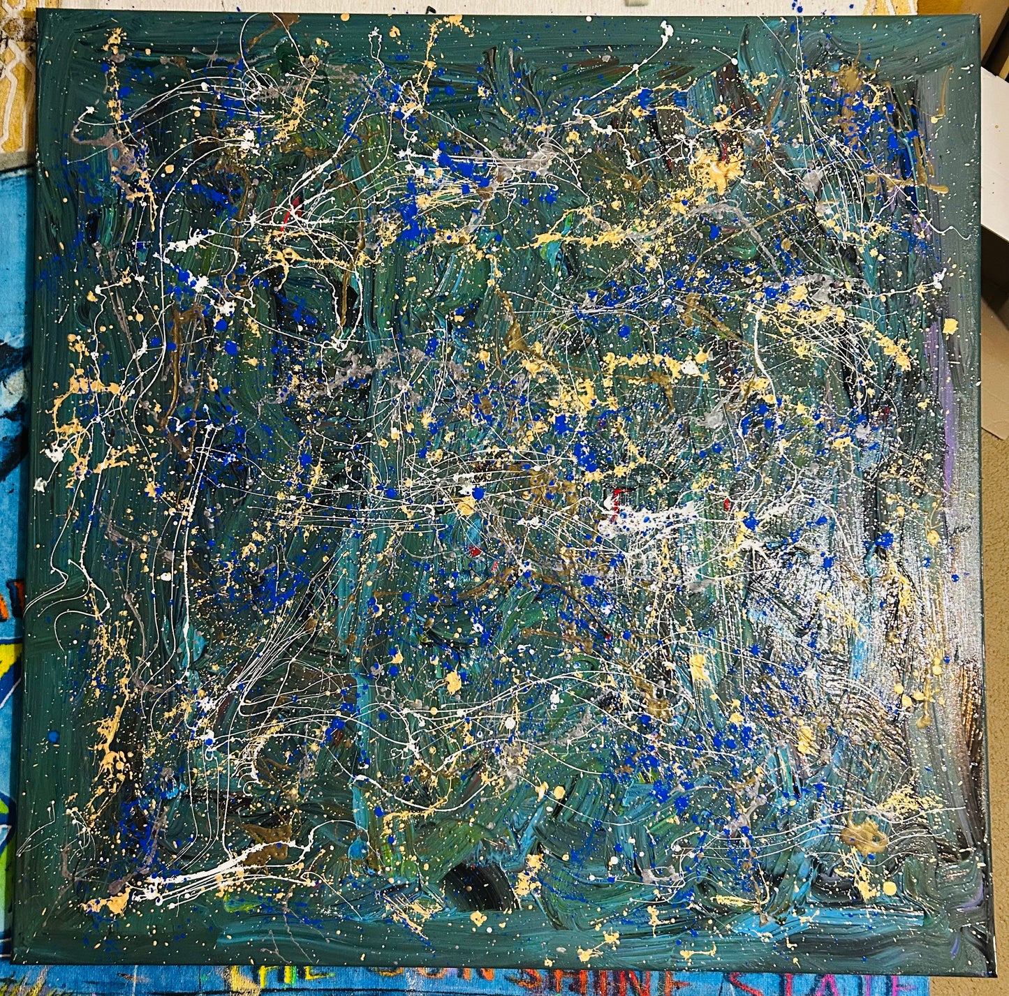 Moonlit Ocean 36"x36"